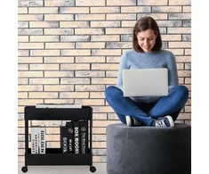 Relaxdays Padėklų vežimėlis, 2 lygiai