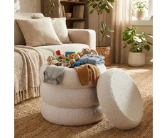 Relaxdays "Bubble" cilindro formos daiktadėžė-sėdynė