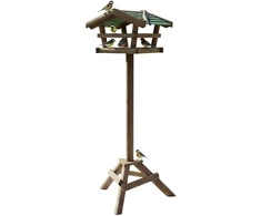 Relaxdays Paukščių namelis, 100x37x43 cm, ruda, mediena