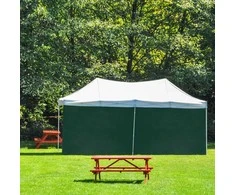 Relaxdays Paviljono šoninės panelės, 300x200 cm, žalia