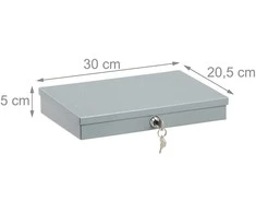 Relaxdays Užrakinama pinigų dėžutė