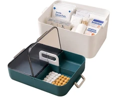 Relaxdays Plastikinė medicininė dėžutė