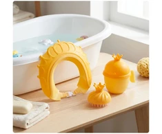 Relaxdays Plaukų plovimo puodelių rinkinys su kepure ir šepetėliu