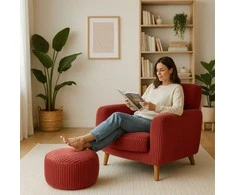 Relaxdays Pufas, 25x35 cm