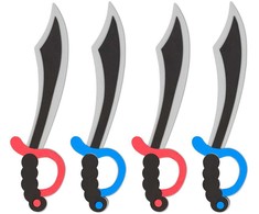 Kodustaar 4 piratų kardų rinkinys