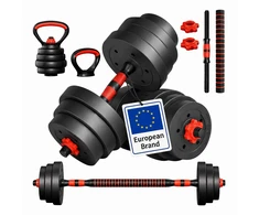 Relaxdays Rankinių svarmenų rinkinys, iš viso 19 kg