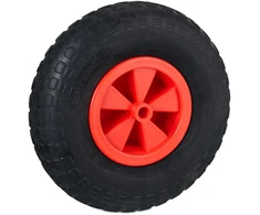 Relaxdays Karučio ratas 3.50-6" raudonas