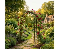Relaxdays Rose Arch modulinis 8 viename, metalas