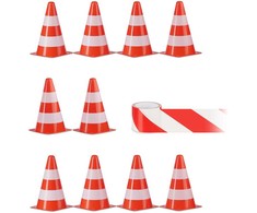Kodustaar 10x saugos kūgiai su krepšiu ir juosta