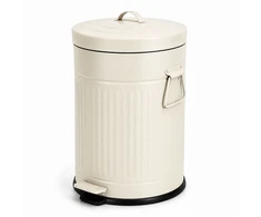 Relaxdays Šiukšliadėžė su pedalu, retro stiliaus, 20 l