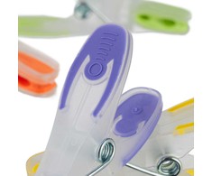 Relaxdays Skalbinių segtukai „Soft-Grip“, 75 vnt.