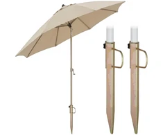 Relaxdays Skėtis Spike Rinkinys 43x20x5 cm Metalinis Plienas