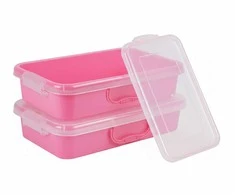 Relaxdays Smėlio dėžė su dangčiu, 2 dalių komplektas, 8x38x25 cm, plastikas