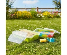 Relaxdays Smėlio dėžė su dangčiu, 8x38x25 cm, plastikas