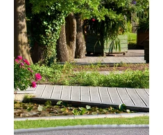 Relaxdays Sodo bortelis 12 m metalinis
