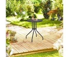 Relaxdays Sodo stalas, 73x60 cm