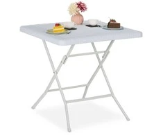 Relaxdays Sodo stalas, 74x78x78 cm