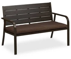 Relaxdays Sodo suoliukas, 78x118x66 cm, Rudas