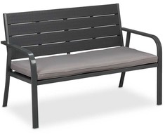 Relaxdays Sodo suoliukas, 78x118x66 cm, pilka