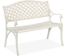 Relaxdays Sodo suoliukas, 83x103x64 cm, baltas