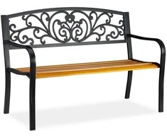 Relaxdays Sodo suoliukas, 86,5x127x59 cm, rudas