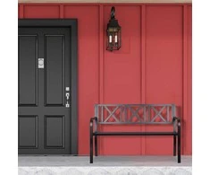 Relaxdays Sodo suoliukas, metalas, 127x63x80.5 cm