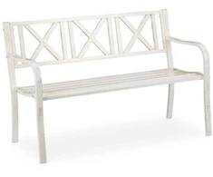 Relaxdays Sodo suoliukas, metalas, 127x63x80.5 cm