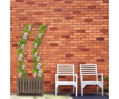 Relaxdays Sodo tvorelė, 180x30x1.5 cm, ruda