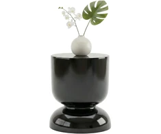 Relaxdays Šoninis staliukas ir taburetė 46x36 cm metalas