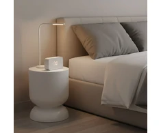 Relaxdays Šoninis staliukas ir taburetė, smėlio laikrodžio formos, metalas