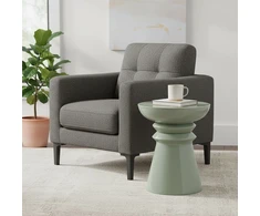 Relaxdays Šoninis staliukas ir taburetė