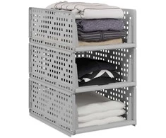 Relaxdays Spintų organizavimo dėžės, 13x33.5x43.5 cm, plastikas