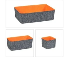 Relaxdays Stalčiaus organizatorių rinkinys, 37,5x26,5x11,5 cm, pilka
