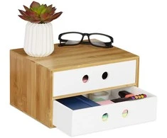 Relaxdays Stalinis organizatorius, 14x25x20 cm, rudas