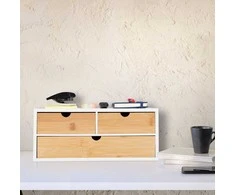 Relaxdays Stalinis organizatorius, 14x33x21 cm, balta