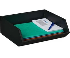 Relaxdays Stalo organizatorius, bambukas, 12,5x35x31 cm, pilka