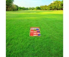 Relaxdays Stalo žaidimas, 2-in-1 Cornhole ir Kryžiukai-nuliukai, 4x29,5x51 cm, įvairiaspalvis