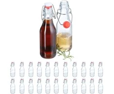Gertuvė Relaxdays Stikliniai buteliai, 250 ml