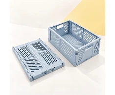 Relaxdays Sudedamos laikymo dėžės, 4 vnt. rinkinys, plastikas, 12 x 29 x 21 cm