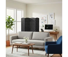 Relaxdays Sulankstoma pertvara 170x160x2 cm mediena