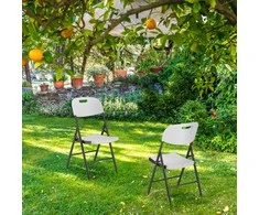 Relaxdays Sulankstoma sodo kėdė, 87x45x52,5 cm, įvairių spalvų