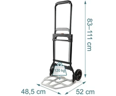 Relaxdays Sulankstomas rankinis vežimėlis 120 kg