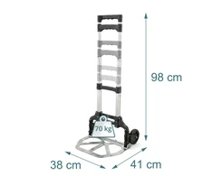 Relaxdays Sulankstomas krovinių vežimėlis iki 70 kg