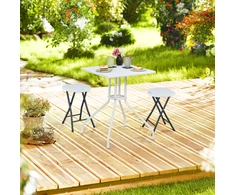 Relaxdays Sulankstomos balkono taburetės, 2 vnt. rinkinys