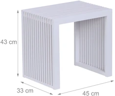Relaxdays Minimalistinis bambukinis suoliukas