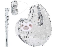 Kodustaar Piñata tinginys, įsk. lazdą ir kaukę