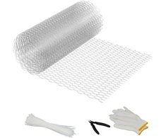 Relaxdays Tinklelio tvoros segmentas 15x25 mm cinkuota plieninė viela