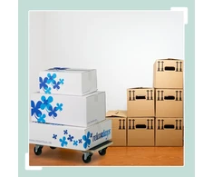 Relaxdays Transportavimo platforma su ratukais