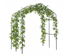 Relaxdays Trellis 240x190x180 cm Juoda Žalia Metalas