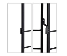 Relaxdays Trellis komplektas, 122x30.5x0.8 cm, juoda, metalas